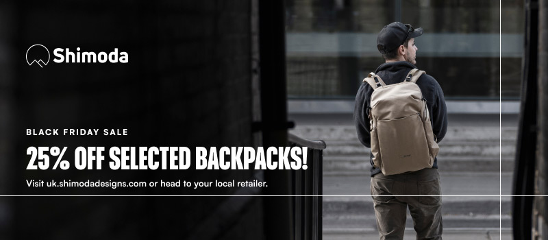 Save 25% on Selected Shimoda Backpacks