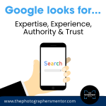 Google looks for Expertise, Experince, authority and trust.