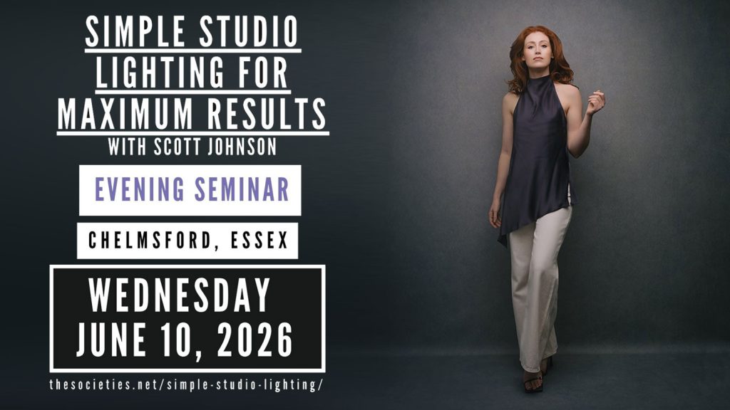 Simple Studio Lighting for Maximum Results (Evening Seminar) with Scott Johnson