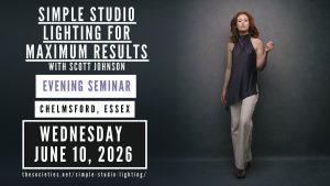 Simple Studio Lighting for Maximum Results (Evening Seminar) with Scott Johnson