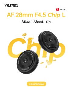 , Viltrox Launches AF 28mm F4.5 Chip L-mount Lens
