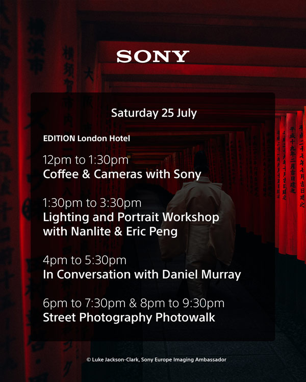Sony Creators Week Saturday Lineup