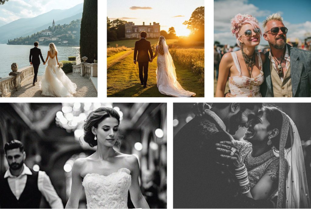 Are these real wedding photos