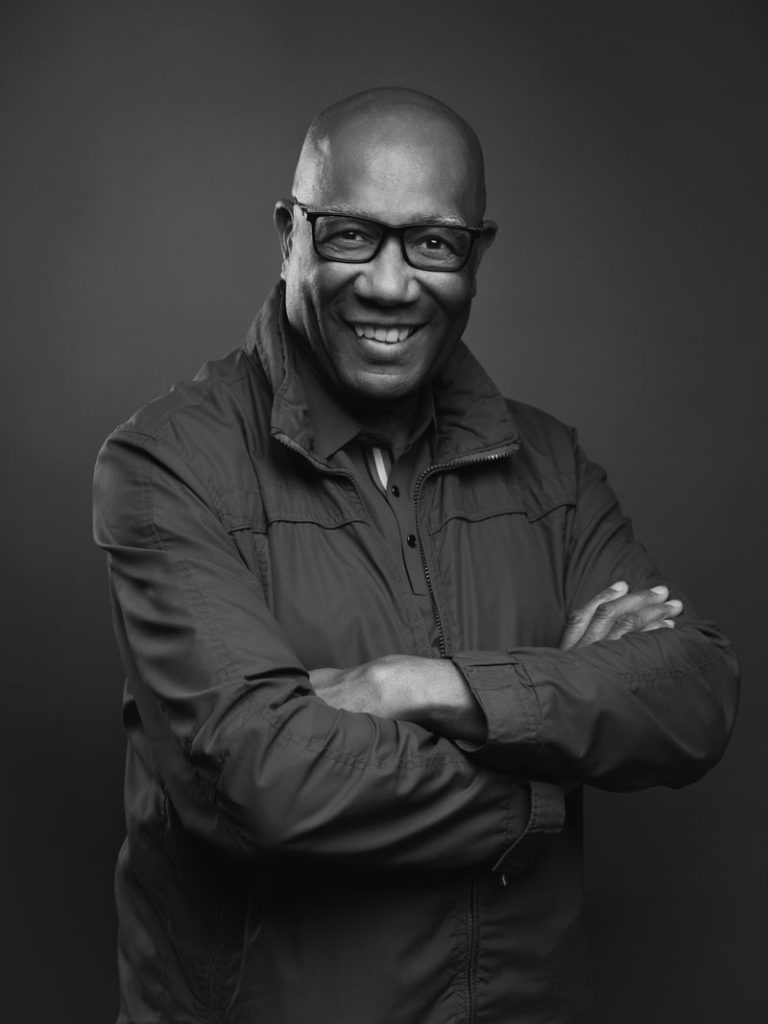 Black and White Studio Portrait