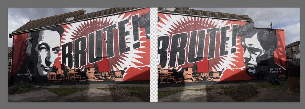 Correcting perspective distortion