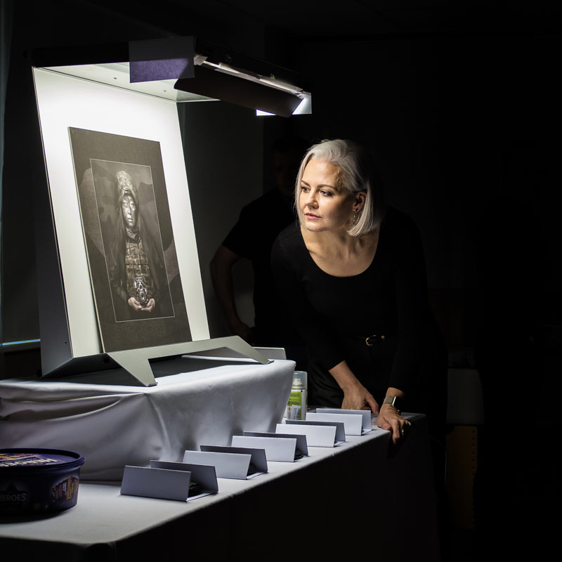 Kelly Brown Judging Photography Competition