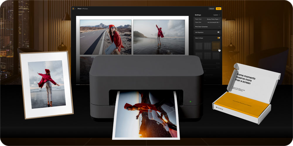 Print directly from Luminar