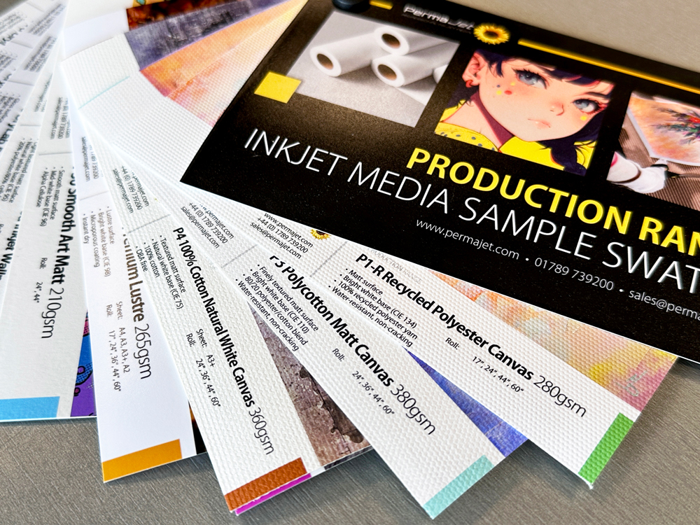 PermaJet Production Range Swatch