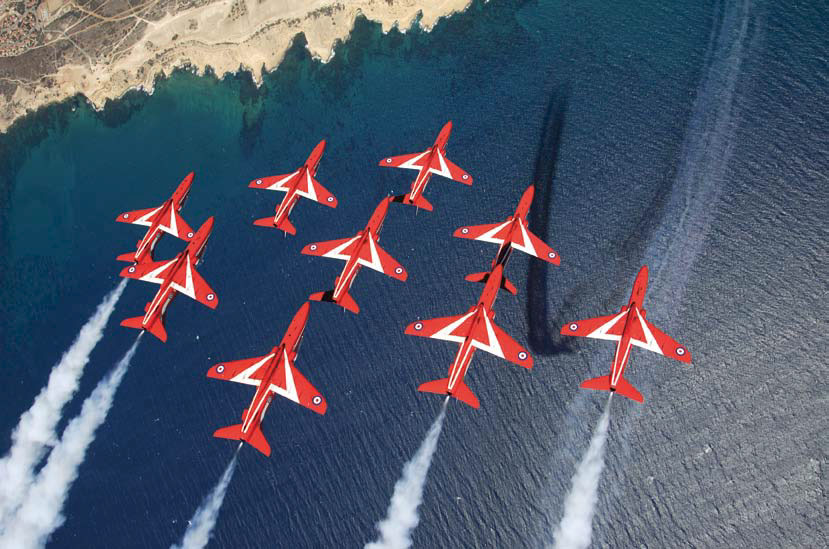 Red Arrows by Jamie Hunter