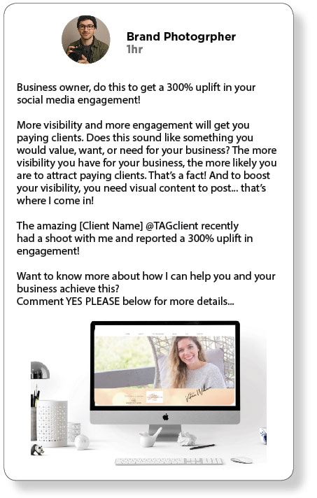 Strong Social Media Template for Photographers