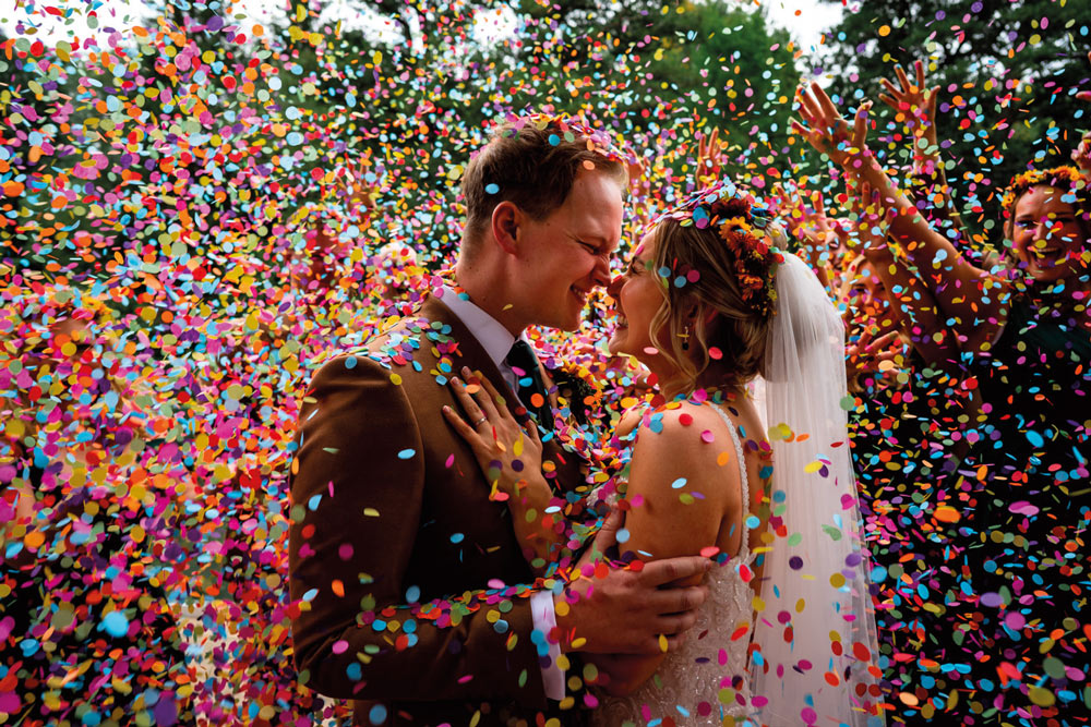 colourful wedding photography