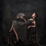 printing black dress photography