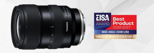 , TAMRON Lenses Awarded with Two Prestigious 2026-2027 EISA Awards