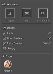 Lightroom AI masking