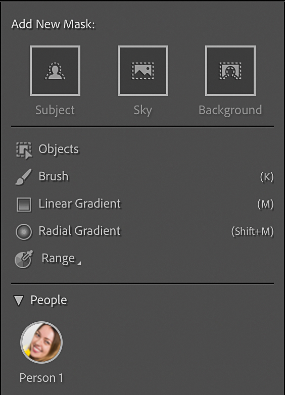 Lightroom AI masking