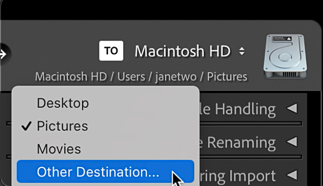 Lightroom folders and collections
