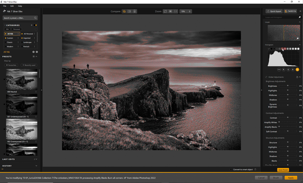Nik Silver Efex for black and white photography