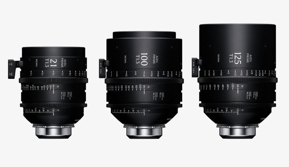 , Launch schedule of Sigma Aizu Prime Line 21mm T1.3 LF, 100mm T1.3 LF and 125mm T1.3 LF