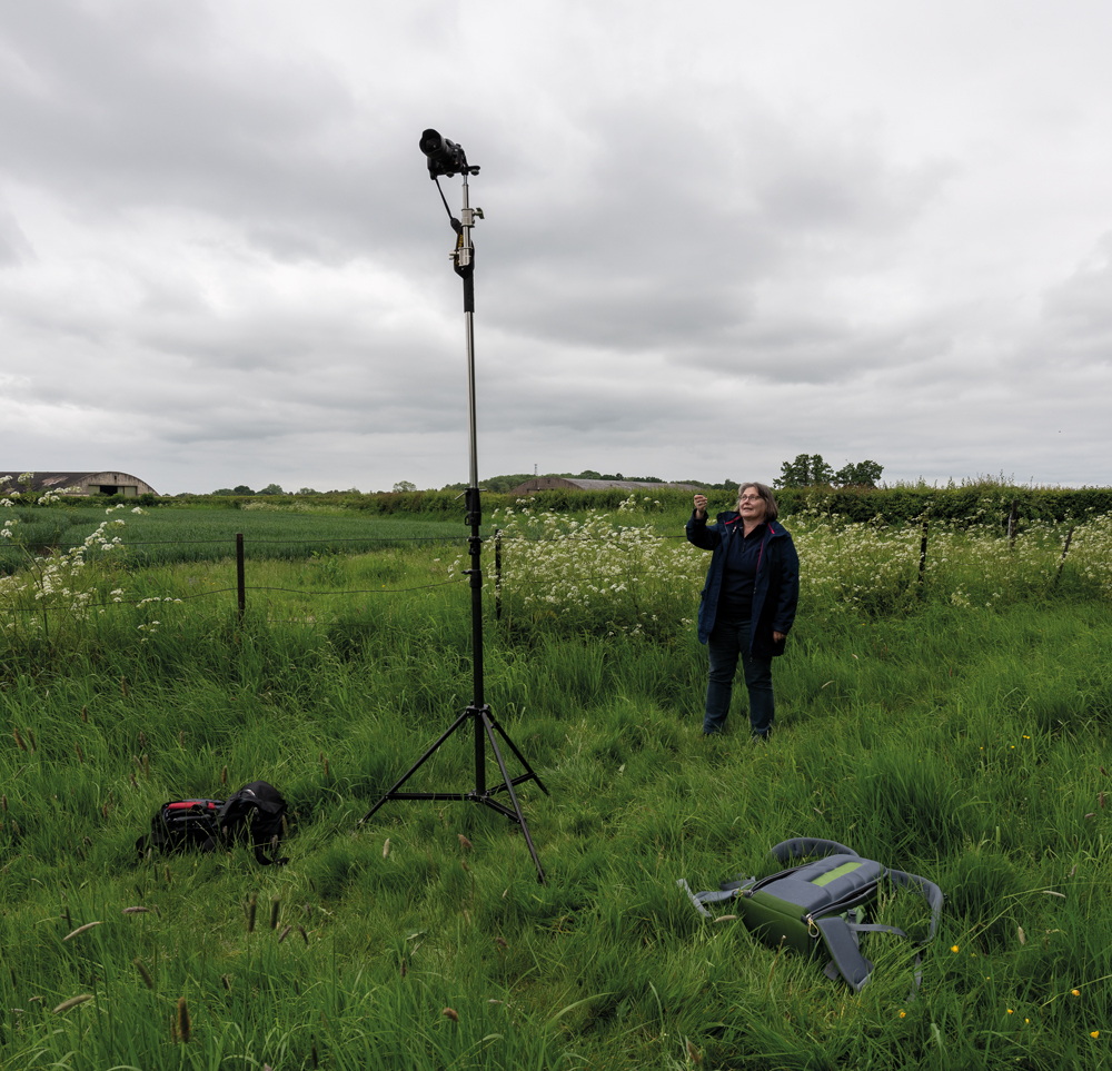 Using a camera pole instead of a drone