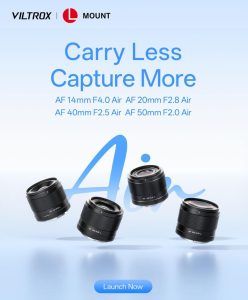 Viltrox Brings Its Full-Frame Air Series to L-Mount