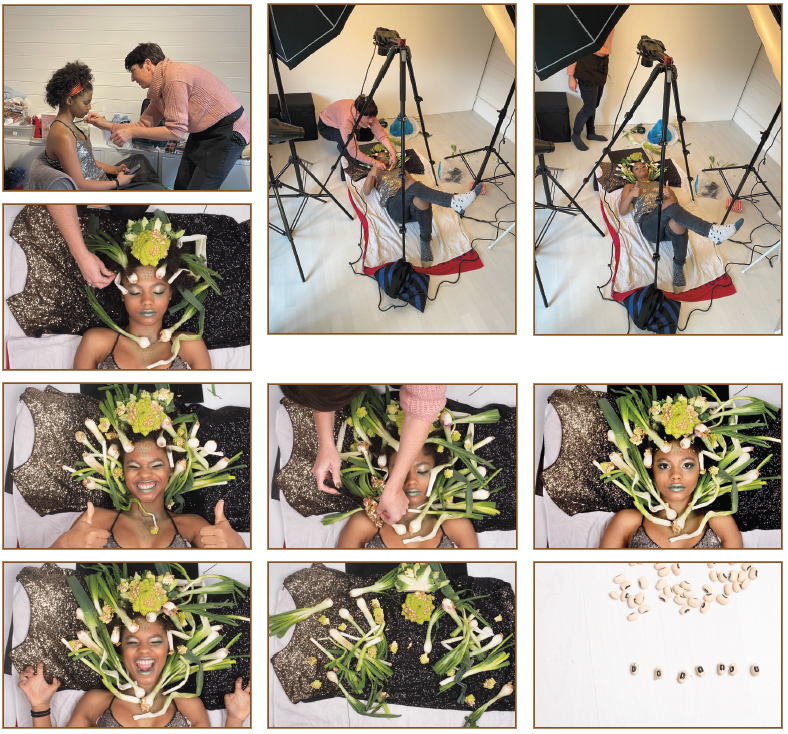 behind the scenes food photography