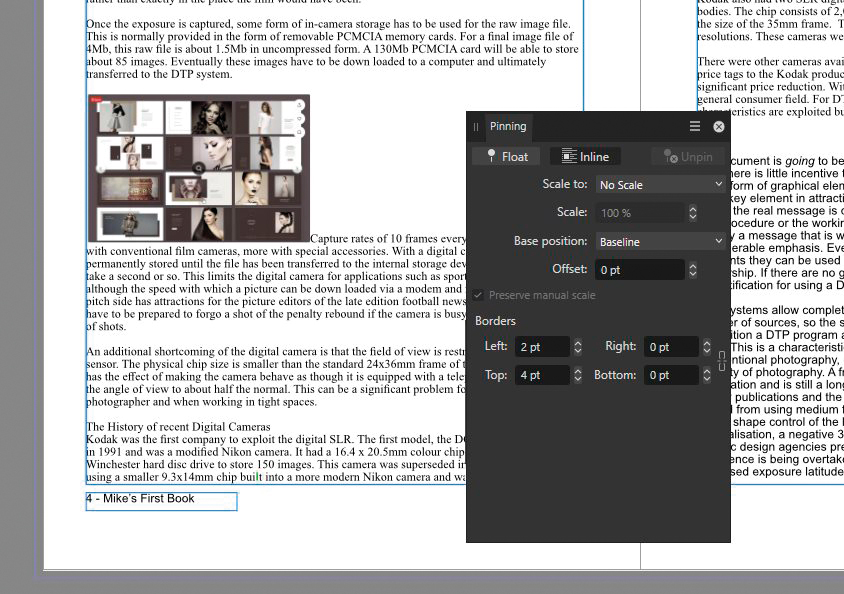 book layout design
