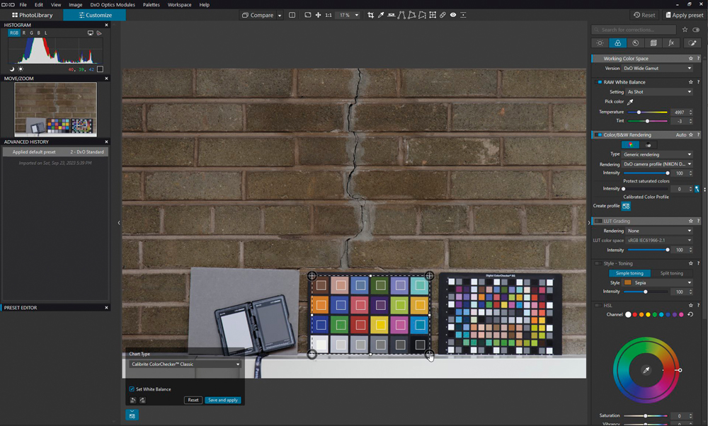 colour calibration photography