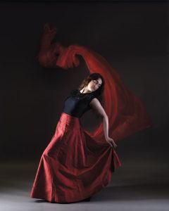 how to photograph flowing fabric