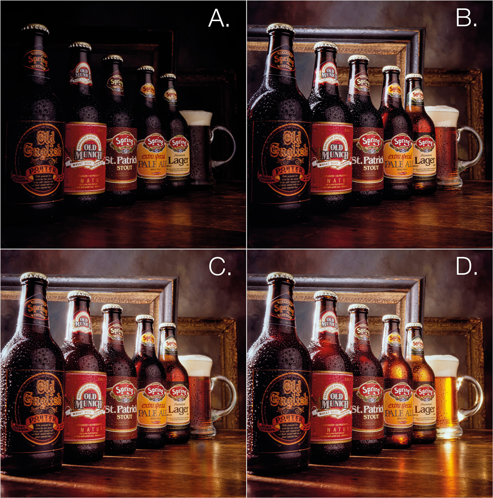 lighting glass photography