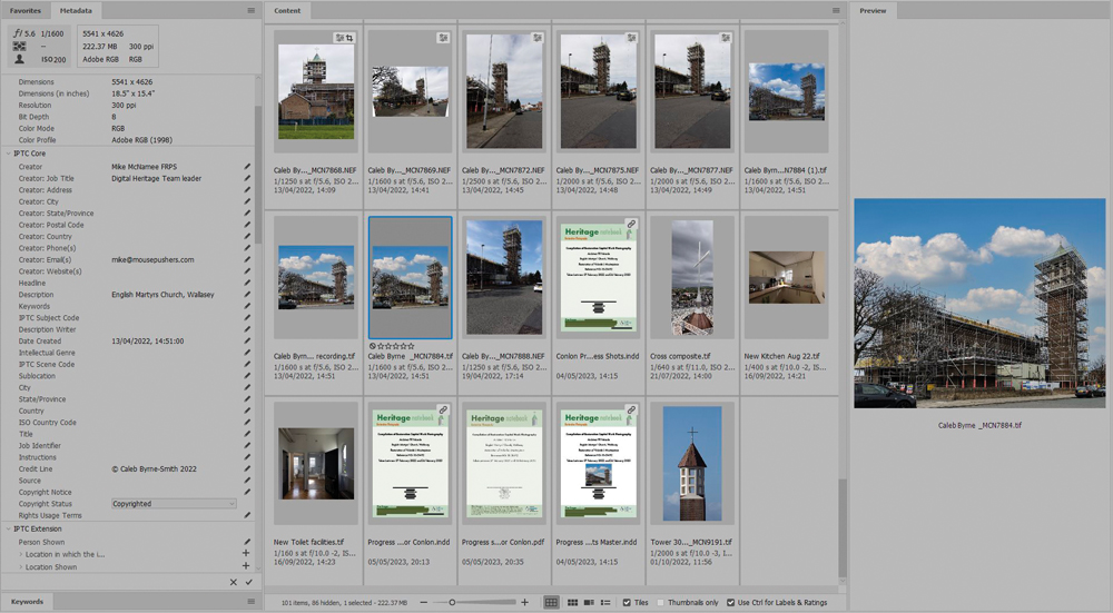 photography metadata